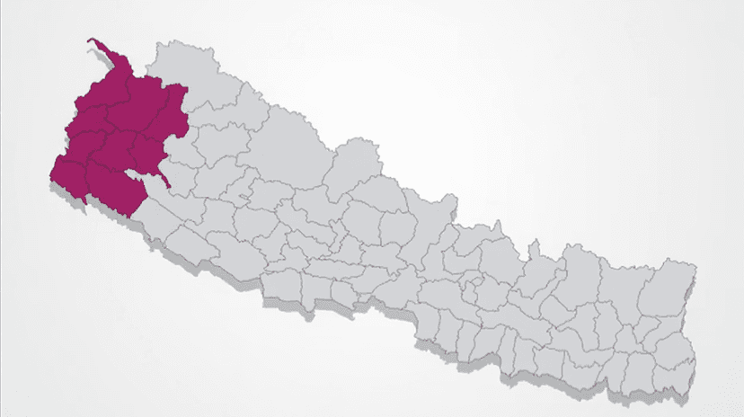 Map of Nepal
